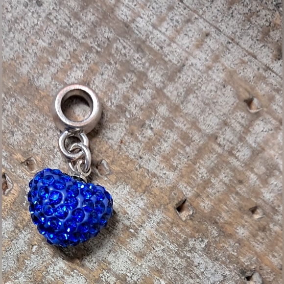 DaVinci Beads Birthstone Heart Dangle Charm - Picture 3 of 4